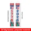 Cortina de Porta de Bandeira Pendurada de Casal para o Dia da Independência Americano de 250º Aniversário 1776-2026 Modelo Novo Transfronteiriço