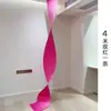 Decoração de Fundo de Teto Longa em Tiras Onduladas de Papel para Casamento Sala de Casamento Sala de Estar Shopping Center Papel Ondulado para Casamento Adereços de Arranjo Festivo