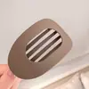 Pinza para el cabello de abulón sin pinchar la cabeza para mujer, horquilla redonda plana para la parte posterior de la cabeza, horquilla curva para coleta, accesorios para el cabello