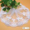 Encaje soluble en agua, malla de seda de leche, bordado de flores, vestido de novia, decoración suave para el hogar, accesorios Lolita, lote de accesorios de encaje