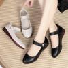 Zapatos de Mujer 2020 Nuevos Zapatos Planos Versátiles Zapatos de Moda de Cuero para Mujer con Suelas de Goma Zapatos de Otoño de Suela Gruesa para Mujer