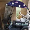 Triciclo Elétrico Phoenix Capota de Chuva para Carro Capa Transparente para Chuva Capota para Idosos no Trajeto para Casa Carro Pequeno Capota de Chuva Totalmente Fechada
