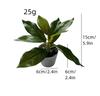 Planta verde artificial em vaso, flor artificial, folha de goma, planta, decoração de mesa de escritório, folha falsa, planta verde em vaso, flor artificial