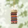 Libros Navideños Creativos Transfronterizos Colgante para Coche Árbol de Navidad Decoración Acrílica Navideña Decoraciones para el Hogar en Fiestas