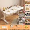 Mesa infantil, mesa ajustável de madeira maciça, mesa de computador, mesa grande branca para quarto de casa, mesa de escrita com painel perfurado, mesa de estudo para estudante