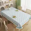 Nuevo Mantel para Mesa de Comedor Pequeño Fresco Impermeable a Prueba de Aceite Termoaislante Resistente al Desgaste Sin Lavado Mantel Fresco Elegante Mantel Largo