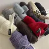 Bufanda Triangular de Punto Beige con Calados para Mujer, Chal, Chaleco, Bufanda para el Cuello, Falda de Alta Gama, Bufanda para la Cintura, Bufanda Cinturón