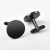 Amazon Transfronterizo Nuevos Gemelos de Acero Inoxidable Clip de Corbata Creativo Pulido a Espejo Gemelos para Camisa de Hombre