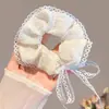 Goma para el pelo con estampado de leopardo marrón para otoño e invierno para mujer, scrunchie elegante y sofisticado para peinados de moño