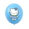 Decoraciones para Fiesta de Gatos Kt Transfronterizas Pancarta de Cumpleaños Infantil Adorno para Pastel Globo Mantel de Mesa Set Espiral Montaje de Fiesta