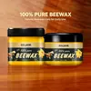 Cera de Abejas Pura EELHOE Transfronteriza, un pulidor natural de cera de abejas para suelos de madera, utilizado para encerar y mantener madera maciza