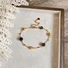 Pulsera redonda de perlas con cuentas estilo francés, un collar lujoso y elegante, un conjunto de joyería minimalista y moderno, un accesorio versátil y único para mujer