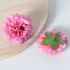 Flor Simulada Flor de Clavel Cabeza de Flor DIY Flor Artificial Pasador de Pelo Tocado de Flor Decoración de Recuerdo para el Hogar con Flor de Seda
