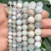 6/8/10 Nuevas Cuentas Redondas de Aguamarina Sueltas para Pulsera DIY para Mujeres y Niñas Accesorios de Joyería de Moda