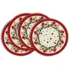 Juego de manteles individuales navideños con múltiples motivos navideños, manteles de mesa festivos a juego para decoración del hogar