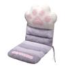 Cojín de una pieza con forma de pata de gato para silla de oficina, respaldo de una pieza, antideslizante para dormitorio de estudiantes