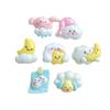 Mini tamanho pequeno Moon Star Clouds Acessórios de resina Filhote de cachorro Cloud Hairpin Cream Glue Phone Case Acessórios para unhas