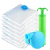 Atacado de fábrica para uso doméstico sacos de compressão a vácuo para roupas saco de armazenamento para edredons de algodão saco de compressão transparente espesso para bombear