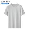 Camiseta de Manga Corta para Hombre de Verano Ropa Lista para Usar Sin Planchar Mezcla Cuello Redondo Casual Atractivo Camisa Base de Media Manga Top de Manga Corta para Hombre