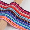 Cuerda Redonda de 5 mm de Colores con Puntos Blancos para Colgante de Bolso de Mano, Cordón para Sudadera, Pantalones Casuales, Cordón de Zapato, Cuerda, Tejido de Cuerda