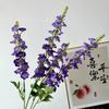 Arreglo de Fondo para Decoración de Salón de Bodas Hotel al por Mayor con Delfinio, Jacinto, Violeta de 2 Ramas y Flores Artificiales