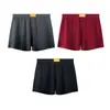 Huajielong Ropa Interior de Hombre Talla Grande Algodón Cintura Media Transpirable Color Sólido Textura Suave Boxer Briefs Venta al por Mayor