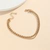 Tobillera de cadena de garra nueva simple y barata para mujer europea y americana comercio exterior AliExpress joyería de cadena de cuentas multicapa personalizada
