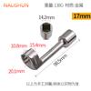 Llave hexagonal llave de vaso socket de tipo L llave de tubo llave en forma de L kit de herramientas de reparación de perforación