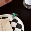 Anillo de Perla con Diseño de Nicho Ins Coreano Banda Ancha Apilable Ajustable Accesorio Femenino de Estilo Frío de Gama Alta