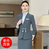 Atuendo profesional de otoño para instructores de la industria de la belleza, recepcionistas de hotel y trabajadores de casas de té; nuevo traje de mujer estilo chino