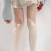 Medias Delgadas con Estampado de Rosas Estilo Puro Deseo para Mujer, Alta Calidad, Estilo Bosque, Versátiles, Pantimedias Negras Adelgazantes