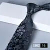 Corbata Jacquard Formal de Negocios para Hombre, Patrón Festivo de Novio para Boda, Estilo Nuevo, en Stock, 8cm, Atada a Mano, 2026