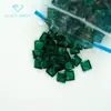 Pedra Solta de Nano Corindo Corte Princesa 3A 1.5-6mm, Gema Artificial Pontiaguda, Adequada para Cravação em Joias com Fixação em Cera de Alta Temperatura