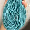 Cuentas Redondas de Vidrio Imitación Jade Color Caramelo de 4 mm Pasador de Color Sólido Pulsera de Cuentas de Cristal Paso Agitado Cuentas Sueltas Cuentas de Hilo Accesorios
