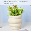 Maceta de Cerámica Transfronteriza Florero Grande Estilo Crema Orquídea Mariposa Maceta Especial Transpirable Hogar Planta Verde Suculenta Orquídea Planta en Maceta