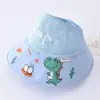 Chapéu de Sol com Protetor Solar para Crianças de 1 a 10 Anos Chapéu de Sol Externo Infantil Bonito com Topo Aberto Leve de Aba Larga Cobertura Facial Chapéu Infantil