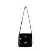Nuevo Estilo de Moda Bolso Cuadrado Pequeño Nicho Personalidad Casual Bolso Cruzado Bolsillo de Solapa Doble Cierre de Pantalón Bolso de Hombro para Mujer de Alta Gama