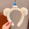 Diadema linda de Conejo Policía con Sombrero, Diadema de Orejas de Conejo, Pasador para el Cabello de Desempeño Infantil, Accesorio para el Cabello para Fotos en Parque de Atracciones