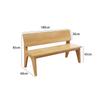 Escritorio sencillo de sala de estar de madera maciza completa, escritorio para computadora de empresa, mesa larga, escritorio para aprendizaje y lectura en casa, escritorio para escribir