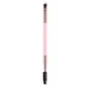 Cepillo Doble para Cejas, Cepillo para Pestañas, Cepillo Espiral, Cepillo Angular para Delineador, Cepillo de Maquillaje Portátil y Estético de Doble Propósito, Herramienta de Belleza