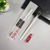 Preço de Fábrica Atacado Hotel Pousada Kit Dental Descartável Embalagem Filme Macio Artigos de Higiene Pessoal Escova de Dentes Descartável para Hotel