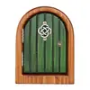 Adornos de Puerta de Hada Navideña Transfronteriza Adornos de Hada para Patio Decoración de Micro Escena Juguete Adornos de Madera para Jardín