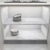 Adesivos à prova de óleo para armários, almofadas de papel adesivas, almofadas à prova d'água e de umidade para gavetas, adesivos domésticos para cozinha, película à prova de poeira para guarda-roupas e sapateiras