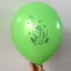 Globo de Látex Impreso Transfronterizo Serie Tema Dinosaurio Juguete Infantil Decoración de Cumpleaños Arreglo