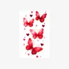 Pegatinas de Tatuaje Estilo Ins Fresco y Sencillo Estética Retro Europea y Americana Gradiente Corazón Mariposa Transfronterizos Nuevo Estilo