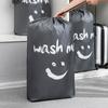 Bolsa de lavandería de tela de nylon más vendida en Europa y América, bolsa de almacenamiento de gran capacidad, bolsa de almacenamiento, bolsa de almacenamiento de juguetes, bolsa para edredón