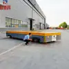 Carro plano sin orugas de transferencia de moldes Henan 50 toneladas fabricantes de carros planos a batería Carro plano con dirección asistida
