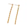Brincos Pendentes de Corrente com Franjas Personalidade Moda Transfronteiriça Europeia e Americana Design Versátil Brincos Longos de Bola Redonda para Mulheres