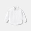 Camisa branca para meninos Nova camisa branca infantil Manga comprida Primavera e Outono Algodão Meninas Desempenho Confortável All-match Pele-friendly Desempenho