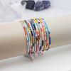 Miyuki Miçangas de Arroz Pulseira Extremamente Pequena Nicho Meninas Japonesas e Coreanas Tecido Miçangas Coloridas Cordão Corda de Mão Namorada Mesmo Presente